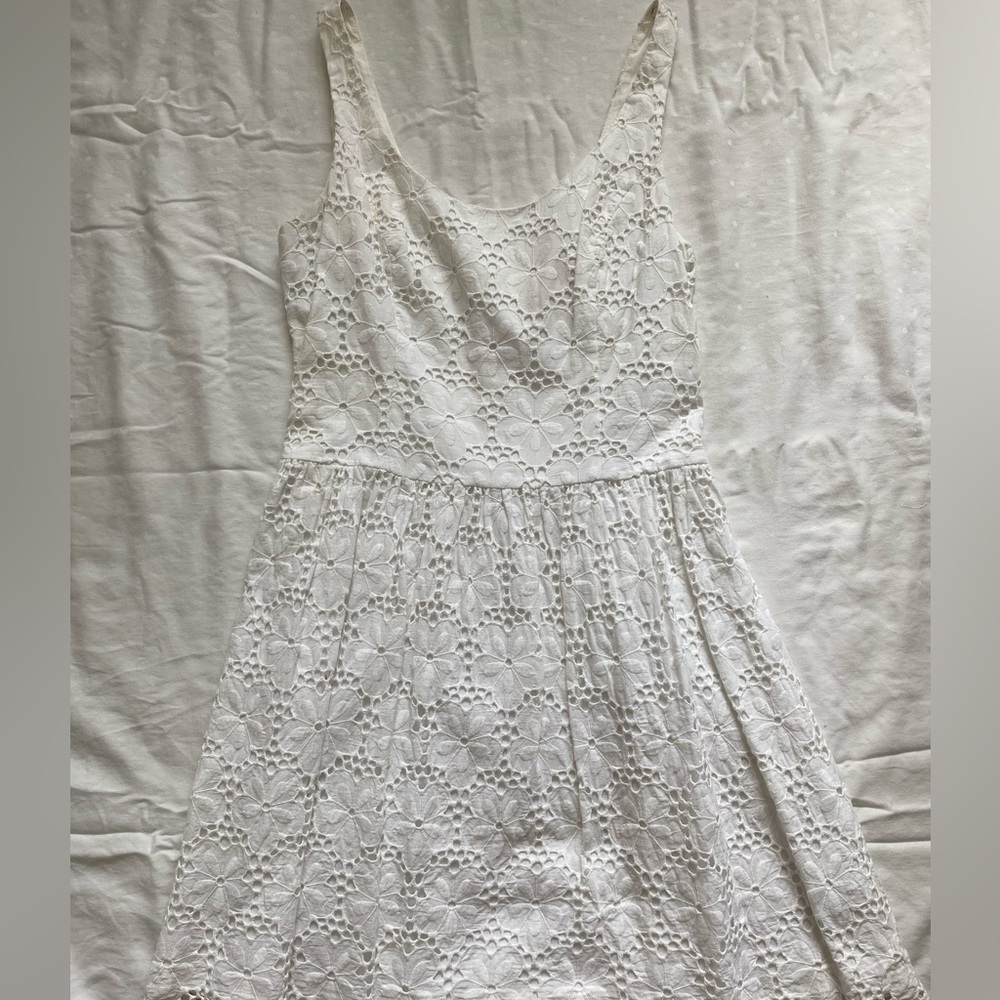 Lilly Pulitzer White Floral Dress